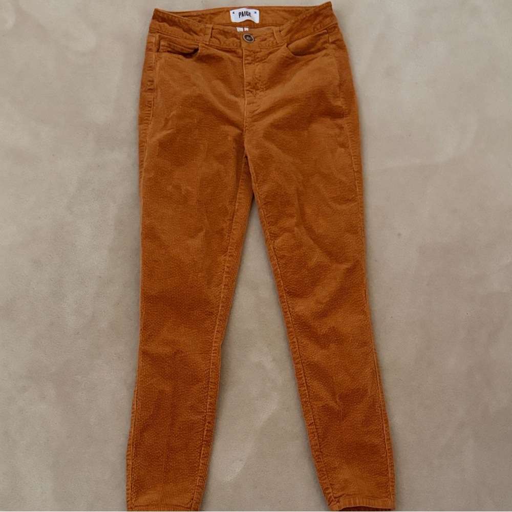 PAIGE Rust Corduroy Trousers